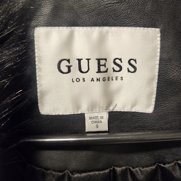 Cozy Faux Fur and Vegan Leather Vest with Lace Up Detail - Picture 5 of 5